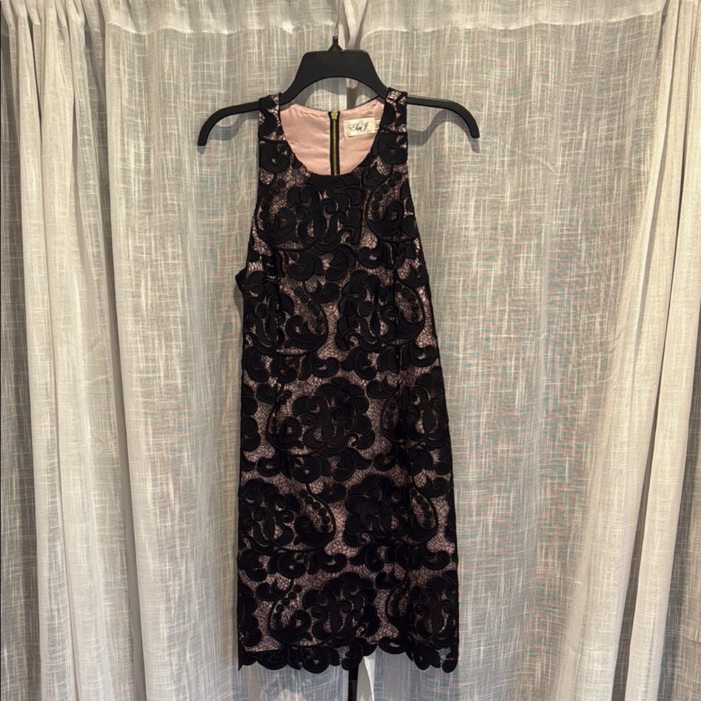 Elegant Black and Pink Kids Dress